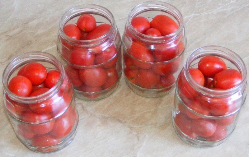 Консервирование томатов черри