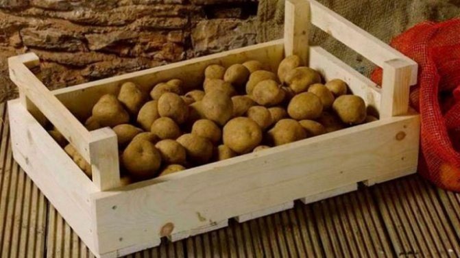 Деревянные ящики для картофеля