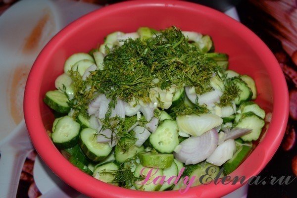 Салат из огурцов на зиму рецепты